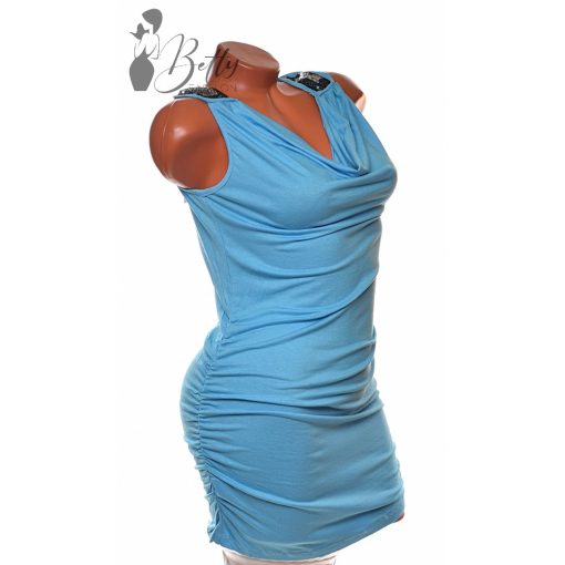 Egyszínű, ejtett nyakú tunika M/L, XL/2XL