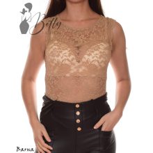 White Top with Jewelry Embellishment S/M