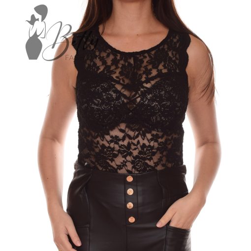 White Top with Jewelry Embellishment S/M