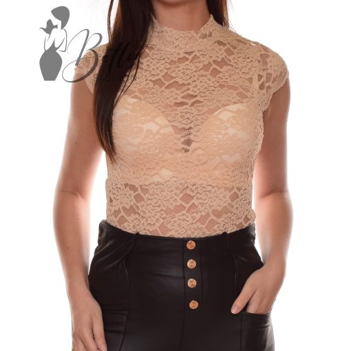 Áttetsző csipke body S/M, L/XL