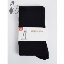 Fekete színű combzokni 35/38, 38/41