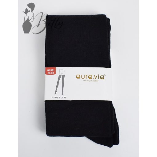 Fekete színű combzokni 35/38, 38/41