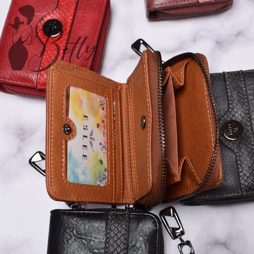 Fémdíszes pénztárca 