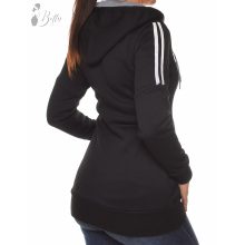 Polárbélelt, egyszínű, hosszított pulóver S, M, L, XL, XXL