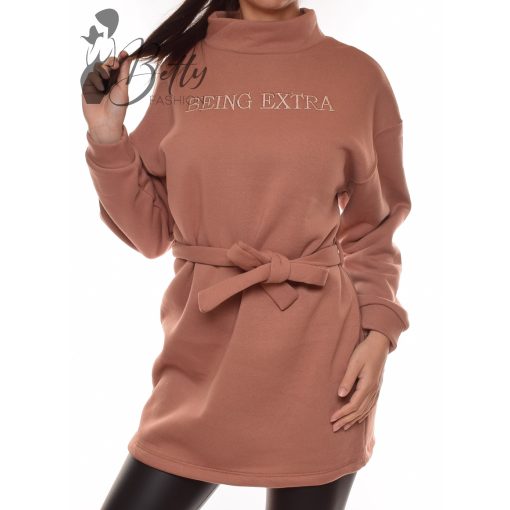 Öves, feliratos pulcsiruha S, M, L, XL