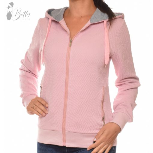 Anyagában mintás, kapucnis pulóver S, M, L, XL, 2XL