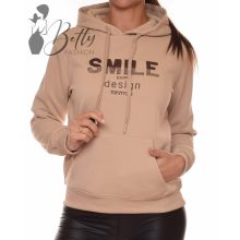 Smile feliratos, laza fazonú pulóver S/M, M/L, L/XL