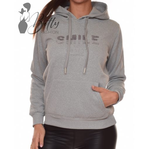 Smile feliratos, laza fazonú pulóver S/M, M/L, L/XL