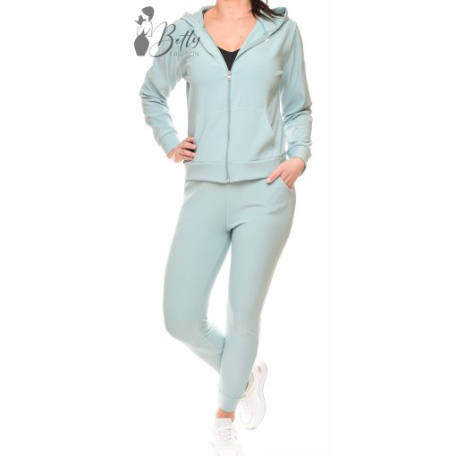 Egyszínű, kapucnis melegítő együttes M/L, XL/XXL