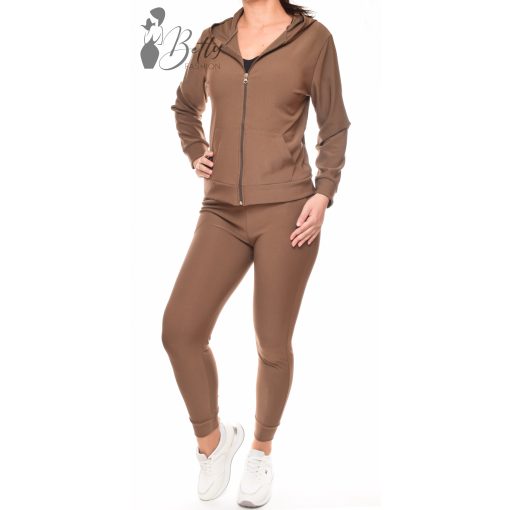 Egyszínű, kapucnis melegítő együttes M/L, XL/XXL