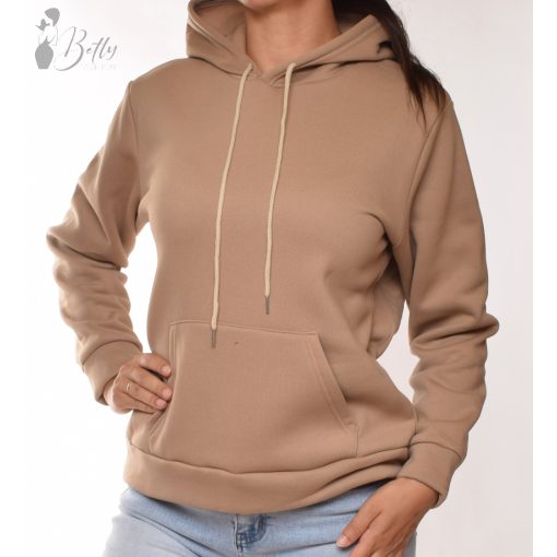 Belebújós fazonú, polárbélelt pulóver S/M, L/XL