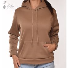 Belebújós fazonú, polárbélelt pulóver S/M, L/XL
