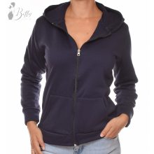 Cipzáros, kapucnis, polárbélelt pulóver S/M, L/XL