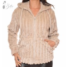 Puha szőrmés pulóver, kiskabát M/L, XL/XXL