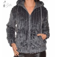 Puha szőrmés pulóver, kiskabát M/L, XL/XXL