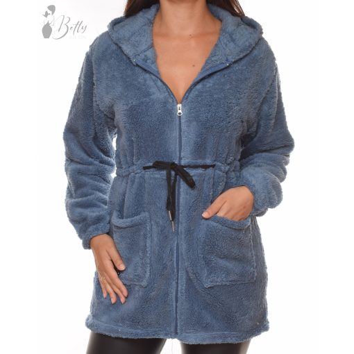 Hosszított, pihe-puha meleg pulóver M/L, XL/XXL