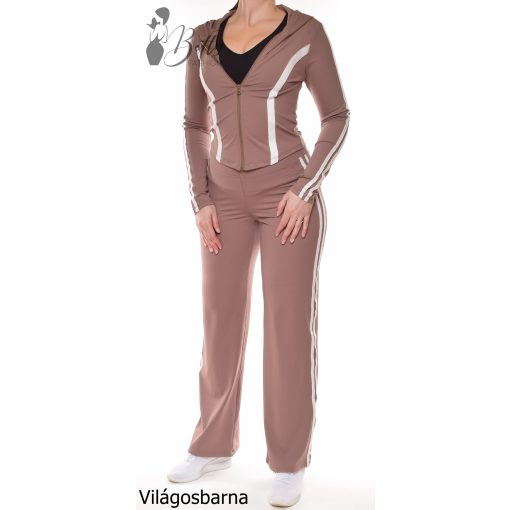 Csíkos betétes melegítő együttes S/M, L/XL