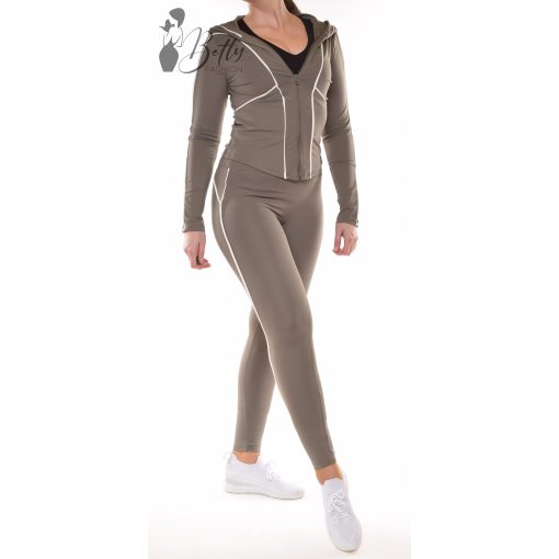 Csíkos betétes melegítő együttes S/M, L/XL