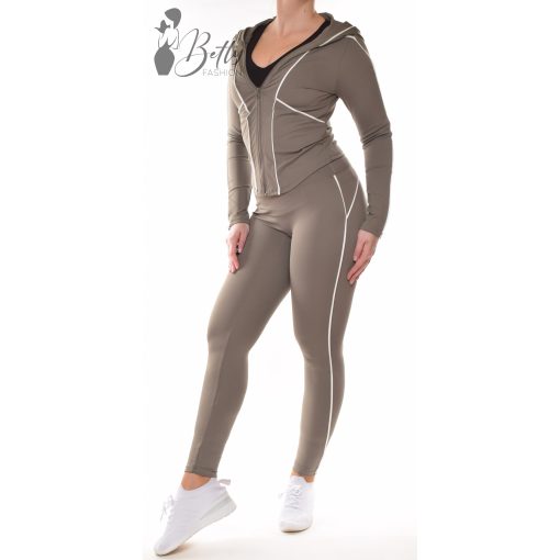 Csíkos betétes melegítő együttes S/M, L/XL