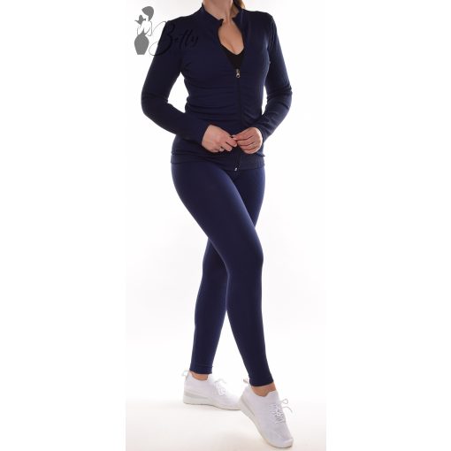 Bordázott anyagú, polárbélelt melegítő együttes S/M, L/XL 