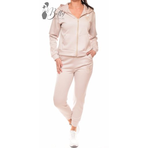 Kapucnis, rózsamintás melegítő együttes S/M, L/XL