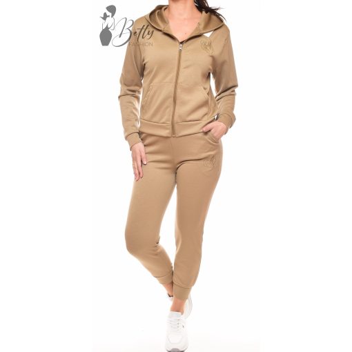 Kapucnis, rózsamintás melegítő együttes S/M, L/XL