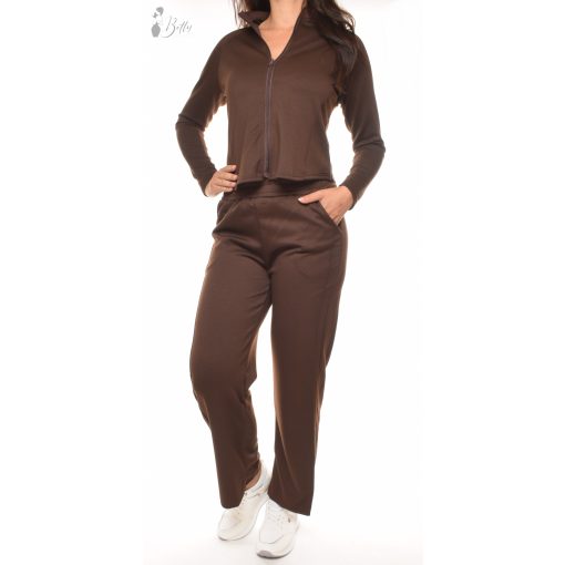 Egyszínű, álló galléros melegítő együttes S/M, L/XL