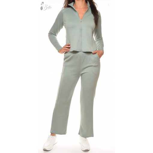 Egyszínű, álló galléros melegítő együttes S/M, L/XL