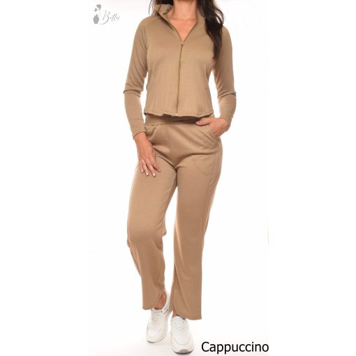 Egyszínű, álló galléros melegítő együttes S/M, L/XL
