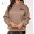 Kapucnis, laza polárbélelt pulóver S/M, M/L, L/XL