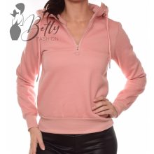 Mellnél cipzáros, polárbélelt pulóver S, M, L, XL