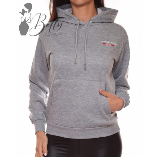 Kapucnis, polárbélelt pulóver S, M, L, XL