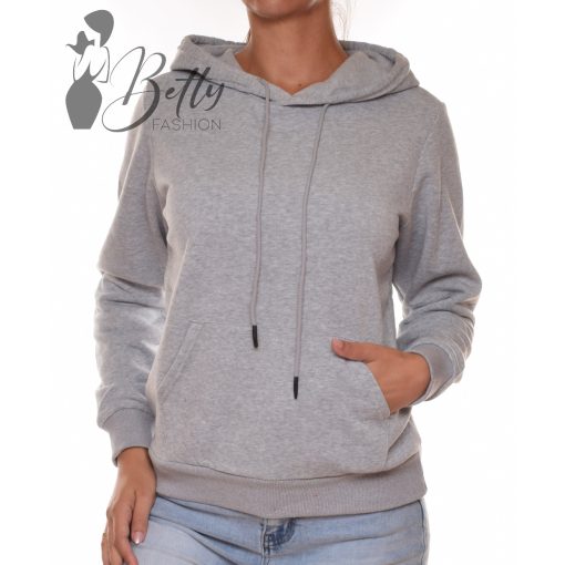 Kenguru zsebes, polárbélelt, kapucnis, pulóver S, M, L, XL, 2XL