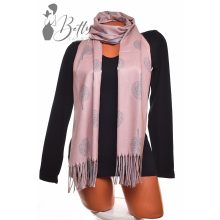 Mintás, rojtos végű sál