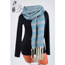 Csíkos, kötött sál