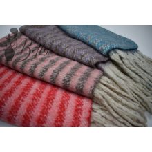 Csíkos, kötött sál