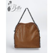 Láncos pántú, velúrhatású oldaltáska