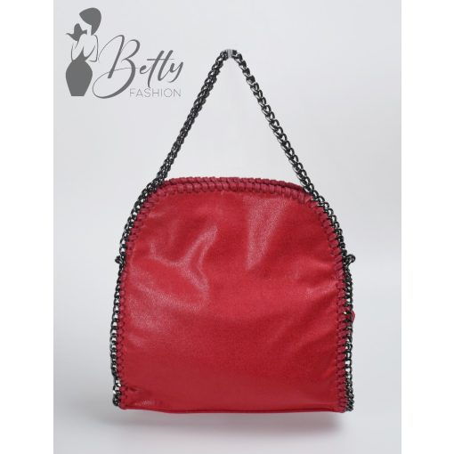 Láncos pántú, velúrhatású oldaltáska