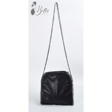 Láncos pántú, velúrhatású oldaltáska