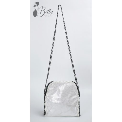 Láncos pántú, velúrhatású oldaltáska