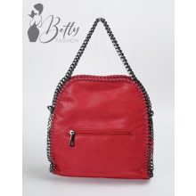 Láncos pántú, velúrhatású oldaltáska