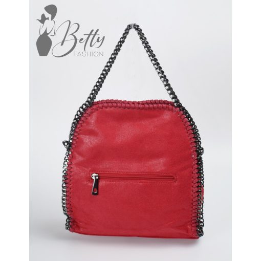 Láncos pántú, velúrhatású oldaltáska