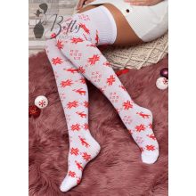 Hópehely mintás combzokni 