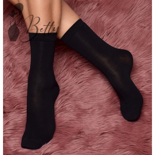 Fekete bambusz zokni 5 pár/csomag