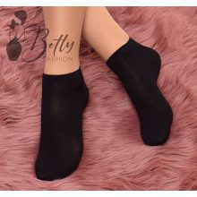 Fekete színű bokazokni 5 pár/csomag