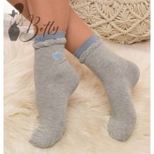 Cica és szívecske mintás zokni 5 pár/csomag