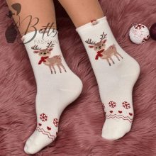 Karácsonyi mintás, thermo zokni