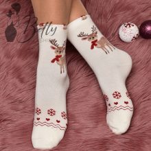 Karácsonyi mintás, thermo zokni