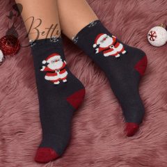 Karácsonyi mintás, thermo zokni