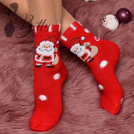 Karácsonyi mintás, thermo zokni